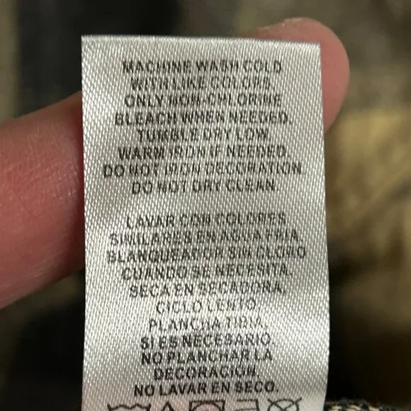 Ocean Current Mens Flannel Size M Black/Yellow Plaid Cotton Button Up GUC - Picture 9 of 11